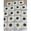 Image 3 : Assorted Pennies in Labeled Cards - Various Years - Some Errors - Etc. - FV $0.36