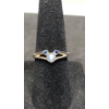 Image 1 : Disney Sterling Silver Mickey Shaped Ring With Blue Stones - Size 5 - Total Weight: 1.9g
