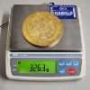 Image 1 : LARGE Commemorative Replica Medal of 1787 Brasher Gold Doubloon ~ Beautiful Coin!