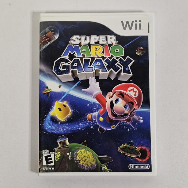 Nintendo Wii Super Mario Galaxy Video Game Complete In Case With Manual