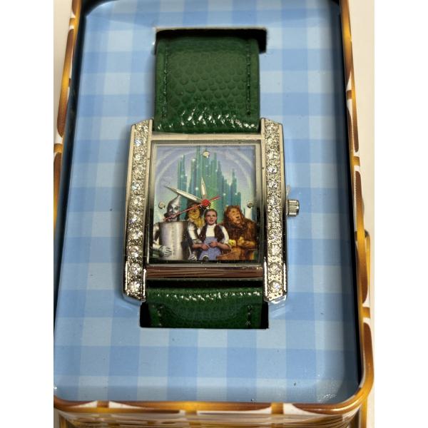 Avon Wizard of Oz Watch - Vinyl Backed with Genuine Leather in Wizard of Oz Basket