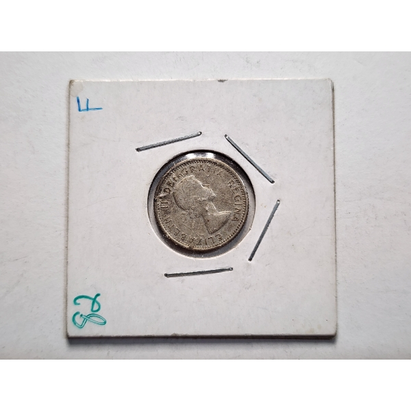 1962 Canadian Silver Dime ~ 80% Silver ~ ASW: 0.0599oz