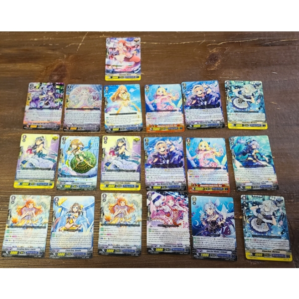 Assorted "Vanguard" Trading Cards