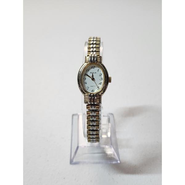 Vintage Acqua Timex Ladies Two-Tone Quartz Watch, Excellent Condition