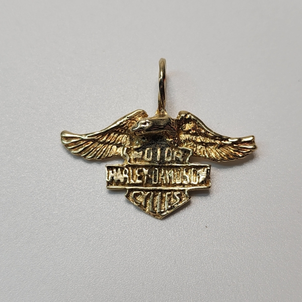 Harley Davidson Motorcycles 10K Gold Pendant - TW: 3.6g