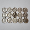 Image 1 : Lot of Assorted Years United States 90% Silver Roosevelt Dimes - Face Value: $1.50