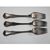 Image 2 : Three Vintage Lunt Sterling Silver Forks Weighing 138.5 Grams