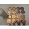 Image 2 : 20 - Incredible .999 Fine Copper 1 Troy Ounce Coins With Storage Tube  - Mint Condition