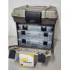 Image 2 : NEW WITH TAGS Plano Model 1363 Tackle & Storage Box With Three Removable Organization Boxes Within!