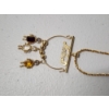 Image 6 : 14K Gold 18in Necklace with "Mother" and Three Children Pendant/Charms TW: 6.0g