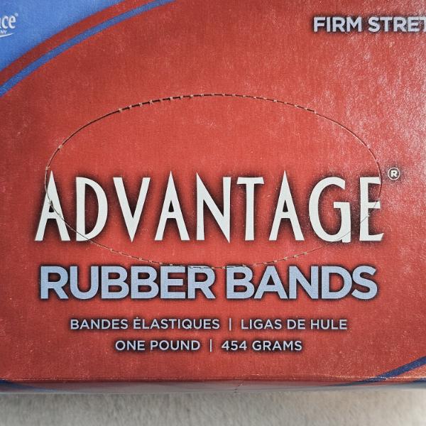 Alliance Rubber Company Advantage 600 Rubber Bands, One Pound