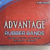 Image 1 : Alliance Rubber Company Advantage 600 Rubber Bands, One Pound