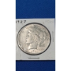 Image 1 : 1927 MS60 90% Silver Peace Dollar 