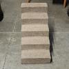Image 1 : Best Pet Supplies High Density Foam Five Step Linen Fabric Pet Stairs (22.5x16")