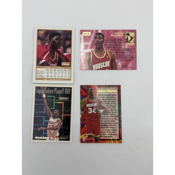 Lot of (4) Basketball Trading Cards