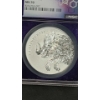 Image 2 : NGC 2025 Gullinbursti Private Issue MS 70 Germania 5 Mark 1 0z 999.9 Fine Silver Coin