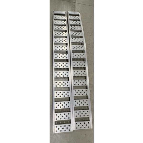 Set of 2 Aluminum Ramps Measuring About 90" Long & 12" Wide - ****SHIPPING NOT AVAILABLE****