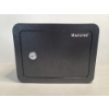 Image 1 : Marcree Small Black Metal Locking Safe/Storage Box Measuring About 9" X 7" X 6.5"