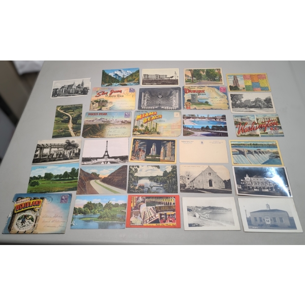 Assorted Postcard Collection From Various Places In The U.S