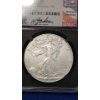 Image 3 : 2021-S NGC Eagle Landing T-2 Emergency Production-FDI MS 70 Silver American Eagle- With Signature