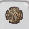 Image 4 : NGC MS 65 Mint Error Missing Edge Lettering 2008 Van Buren Presidential Dollar 