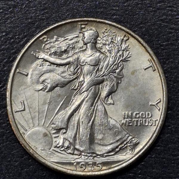 1935 P Walking Liberty Half Dollar - HG See Pictures For Condition