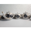 Image 3 : Vintage Russian Tea Set: 12 Sets and 3 Serving Pots
