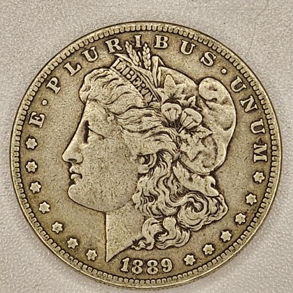 United States Morgan 90% Silver Dollar minted in 1889