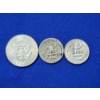 Image 2 : (3) U.S. Silver Coins: 1964 Kennedy Half Dollar, 1944 & 1964 Washington Quarters