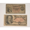Image 1 : (2) U.S Fractional Currency Notes- Fourth Issue 1875 25 Cent Note & Fifth Issue 1875 50 Cent Note