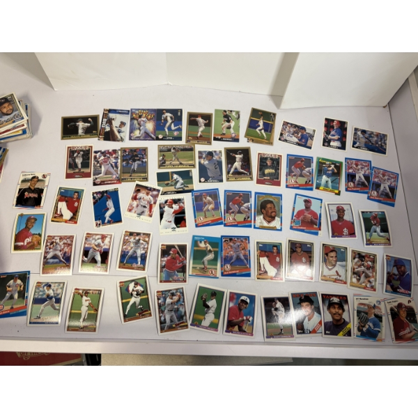 Baseball Box of Trading Cards - Includes Frank Robinson - Nate Snell - Steve Curry - ETC