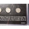 Image 5 : Complete Roosevelt Silver Dime Mint Mark Acrylic Display - Three Silver Dimes From Assorted Mints 