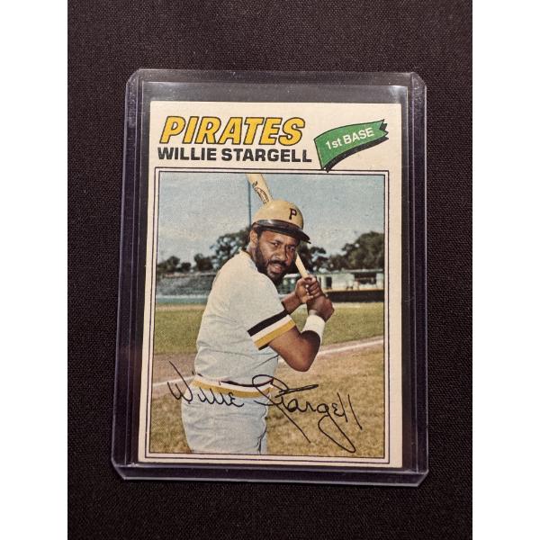 1977 Topps Willie Stargell Pittsburgh Pirates Baseball Card - Excellent Condition