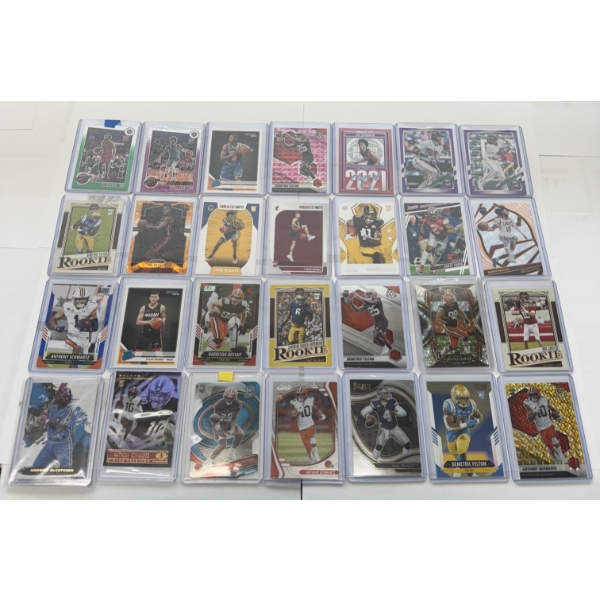 Large Lot of Assorted Sports Cards- Many Rookies Included!!! Mint Condition! 