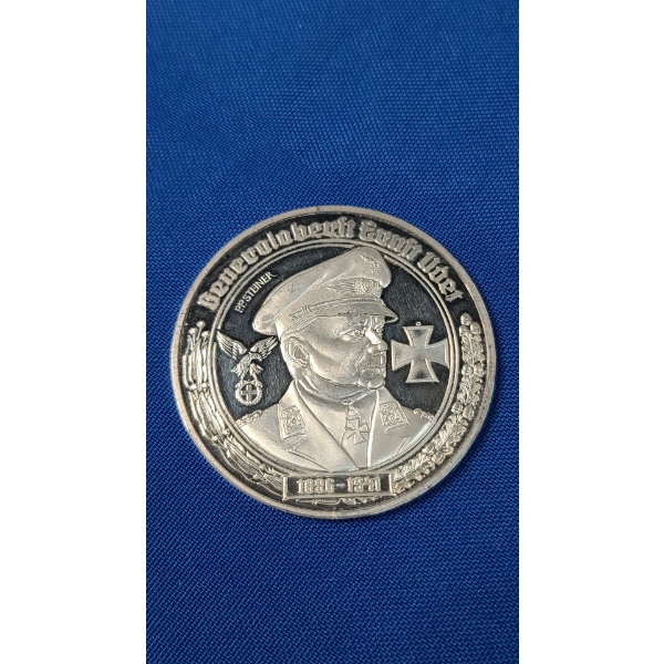 .999 Silver Deutschland World War 2 Commemorative Proof Medal - Oberst Hans-Ulrich Rudel Pilot