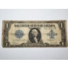 Image 1 : United States Series 1923 $1 Blue Seal Silver Certificate "Horse Blanket" Large Size Note 