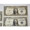 Image 3 : Lot of FIVE U.S. 1935-A Blue Seal Silver Certificates