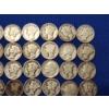 Image 3 : x33 Assorted Year Silver Roosevelt and Mercury Dimes FV: $3.30