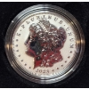 Image 3 : Stunning 2 Coin Silver Proof Set - 2023 S  Morgan & 2023 Peace Silver Dollar Proof Set 1.718 Tr Oz
