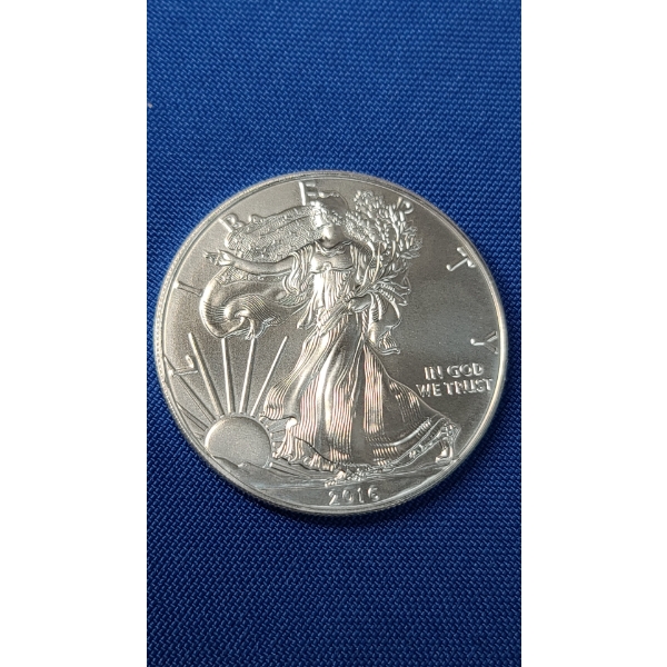 2016 American Eagle 1 Oz 99.9% Fine Silver Dollar