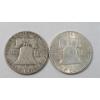 Image 3 : United States 1951-D & 1952-S 90% Silver Franklin Half Dollars - Face Value: $1.00