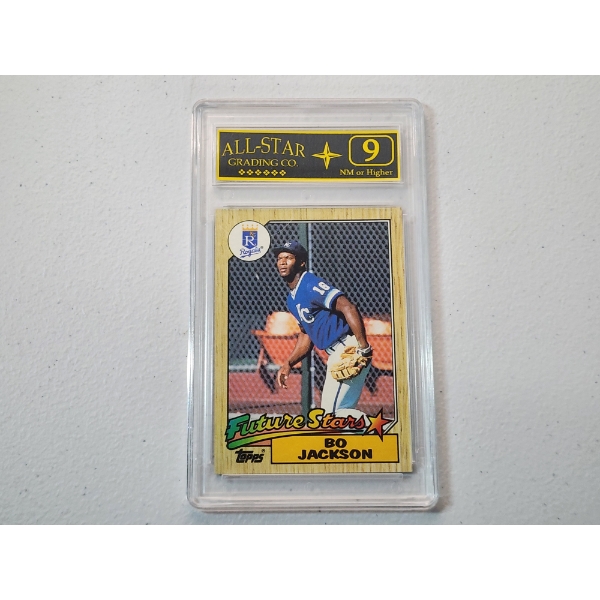 1987 Topps #170 Bo Jackson Future Stars Rookie Card - Graded NM or Higher! 