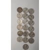 Image 5 : Assorted Years/Mint Marks United States 90% Silver Barber & Mercury Dimes - Face Value: $1.90