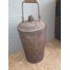Image 1 : Unique Vintage 5 Gallon Can With Wood Handle 