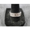 Image 2 : Stunning 14K White Gold Ring Featuring Some Small Diamonds ~ Weighing 3.7 Grams ~ Size 10