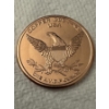 Image 2 : American Prospector .999 Fine Copper Troy Ounce Coin - Mint Condition - Exceptional Coin
