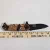 Image 2 : MTech Xtreme Ballistic Orange And Black Spring Assisted OTS Rescue Pocket Knife 8.0"