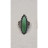 Image 2 : Sterling Silver Southwestern Style Cuff Bracelet & Rings With Turquoise - Total Weight: 26.1g