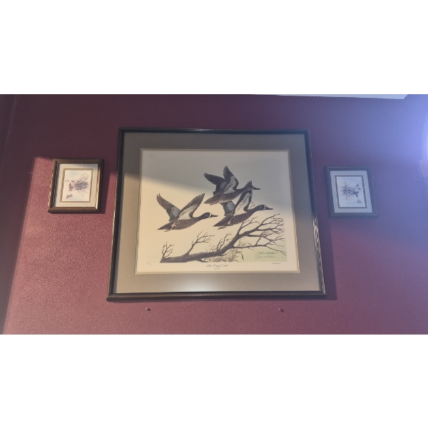 Louisville Home Pickup - 3 Pc Framed Art - Wildlife Theme As Shown - 

NOTE:  All items in this auct