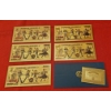 Image 2 : Japanese Anime' - 5 Pc Set of 24k Gold Foil 'YU GI OH' - 10000 Yen Notes (Real Gold Foil)